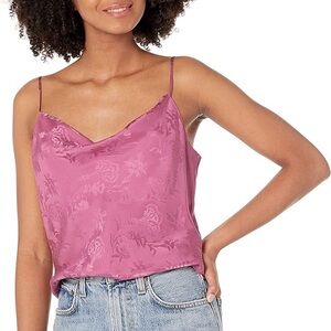 NWT PAIGE Pink Mauve Silk Camisole Top